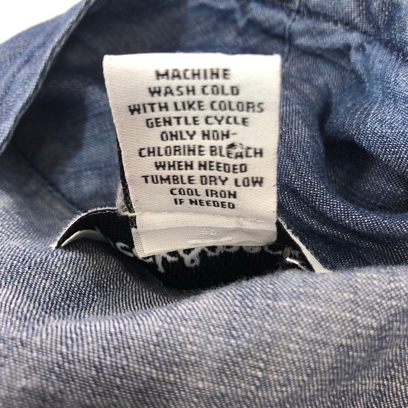 Peck & Peck Chambray Lyocell Open Front Roll Tab Sleeves Blazer Large - Picture 6 of 9